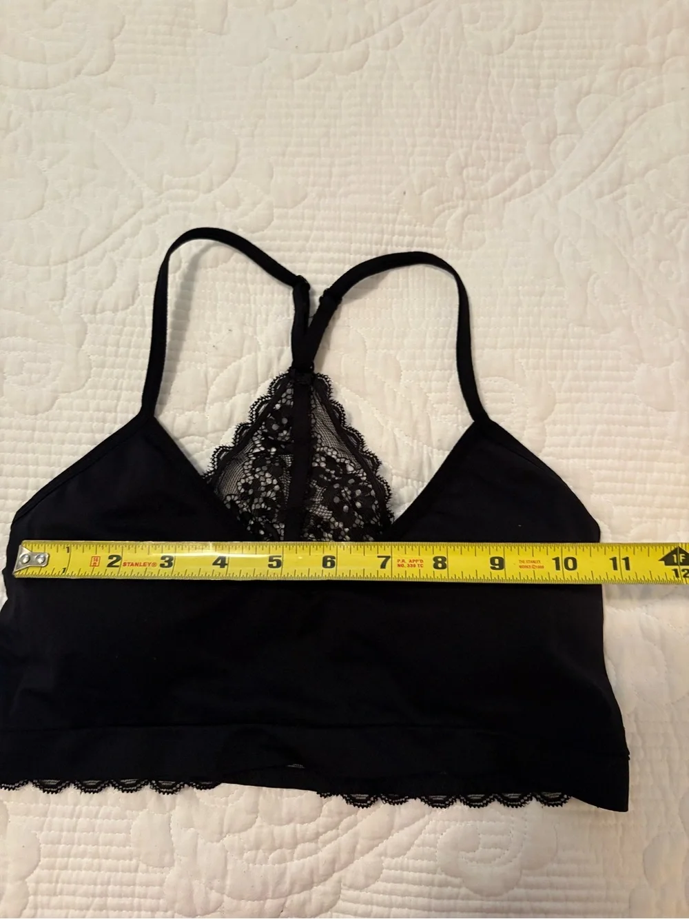 Abound Lace Racerback Bralettes - Black & White